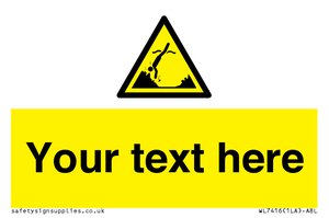 Custom Warning submerged objects